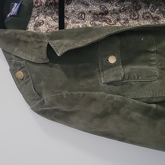 Vintage Leather jacket , blazer, suede, coats, jacket, size small - Picture 3 of 8